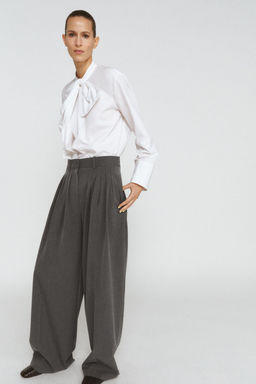 ZW COLLECTION DARTED TROUSERS