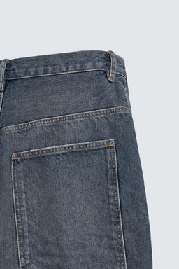 BERMUDA DENIM BAGGY FIT / Azul