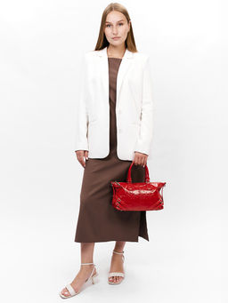 LACCOMA сумка TH1366-красный натуральная кожа полиэстер фото 4