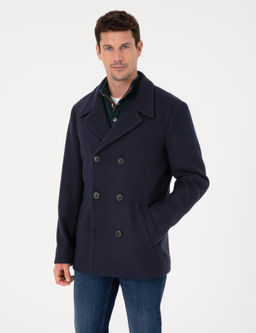 Lacivert Slim Fit Ka_e Kaban Lacivert Slim Fit Ka_e Kaban