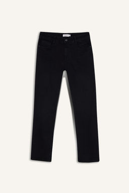Джинсовые брюки Sergio Regular Fit Normal Mold с нормальной талией и зауженными штанинами - Defacto фото 14