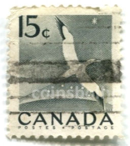 Марка Северная олуша 1954 год Канада