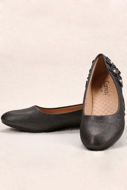 Балетки черные женские