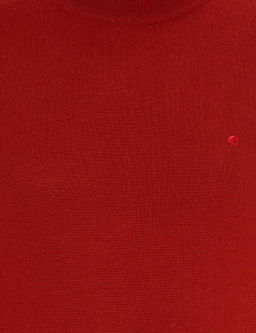 Базовый трикотажный свитер приталенного кроя Brick с круглым вырезом и круглым вырезом - Cacharel фото 6