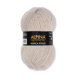 Пряжа ALPINA ALPACA POLLO 80% альпака, 20% акрил 4 шт. х 50 г 125 м  6 м