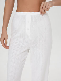 Брюки домашние женские белые - Mark formelle фото 4