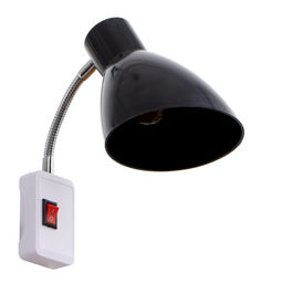 Бра в розетку «Классика» 1×10 Вт Е27 черный 10×14.5×25 см