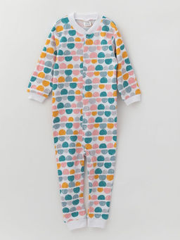 Комбинезон хлопковый без следа, цвет/камни