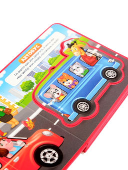 Книжка с мягкими пазлами EVA Транспорт, 12 стр. - Буква-ленд фото 12