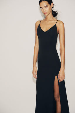 LONG CREPE DRESS - Zara фото 2