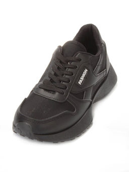 05-A2180-1 BLACK Кроссовки женские (искусственные материалы) - No name фото 5