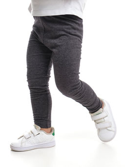 Бриджи лосины однотонные UD 1205 черный меланж