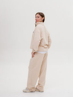327 Костюм-трансформер с утяжками, молочный - Knitka wear фото 5