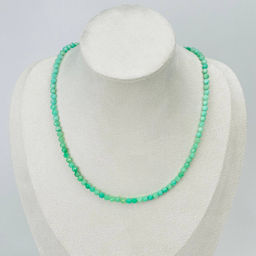 Колье из Хризопраза (градиент)