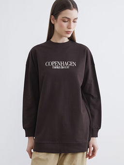 Copenhagen Bask?l? Kad?n Sweatshirt Tunik