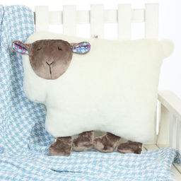Подушка декоративная арт.1184692-26 Овечка СОНЯ шерсть