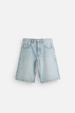 BAGGY FIT DENIM BERMUDA SHORTS - Zara фото 16