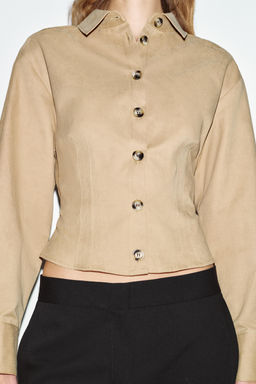 SOFT-TOUCH TAILORED SHIRT - Zara фото 3