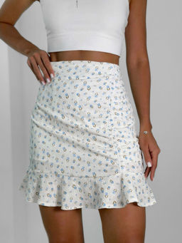 Юбка Алексия (белый) - Nadi bordo фото 4