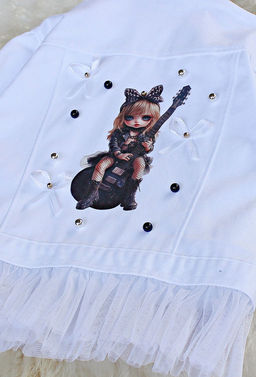 Джинсовка «RoK ЦВЕТ: БЕЛЫЙ (QR)