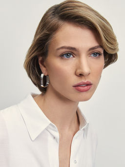 Геометричные серьги / Zarina