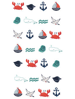 Набор для вышивания PANNA Живая картина JK-2282 Паттерн. Морской 18 х 30 см