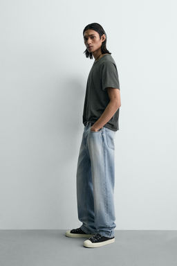 JEANS STRAIGHT FIT / Azul claro - Zara фото 4