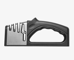 Универсальная точилка для ножей, ножниц, с тремя слотами / Ножеточка ручная 4в1 - Zebo фото 3