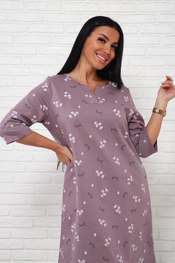 Сорочка теплая, футер с начесом (01035) - Плиона фото 40