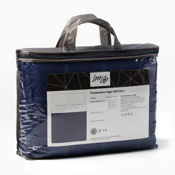 Покрывало евро LoveLife Cage: dark blue, 200×210±5 см, микрофайбер