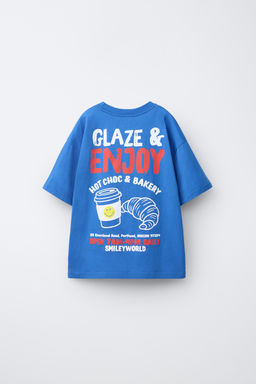 CAMISETA SMILEYWORLD ® / Azul - Zara фото 2