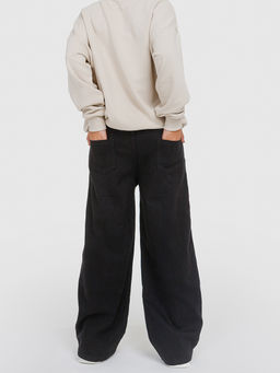 Джинсы-трубы утеплённые для девочек - СИНЯЯ МОДА фото 2