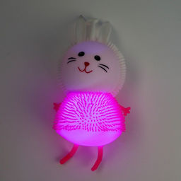 Цена за 12 шт. Антистресс сквиш мялка «Зайка», цвета МИКС, в шоубоксе