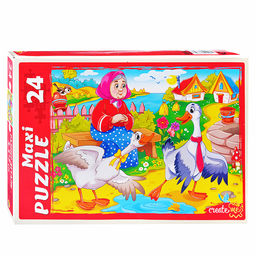 Макси-пазлы 24 "Два веселых гуся"