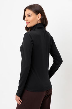 Водолазка Very Neat ЕВТ 3026/24 из хлопка с эластаном черный фото 2