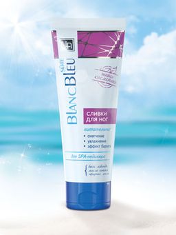 Сливки косметические BLANC BLEU serie питательные для ног для SPA-педикюра 100 г