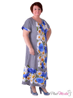 Платье Модель №451 размеры 44-80 - Plusmoda фото 3