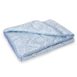 Одеяло всесезонное Адамас Лебяжий пух, размер 110х140 5 см, МИКС, 300гр/м2, чехол поликоттон