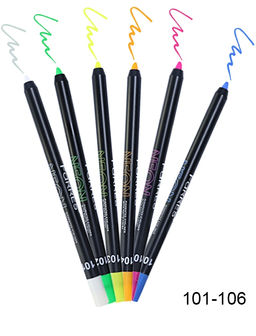 FARRES /MB002-101/ Карандаш для глаз гелевый "NEON" флуоресцентный, Белый. (6)