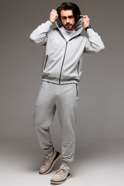 Спортивный костюм GO M3060/50-04.182-188 серый меланж - Pirs фото 2