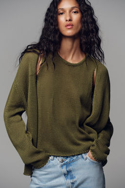 100% COTTON KNIT TOP - Zara фото 2