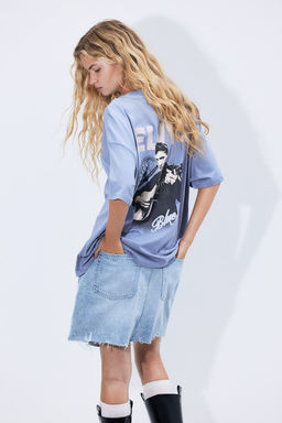 Camiseta oversize con motivo estampado - H&m фото 4