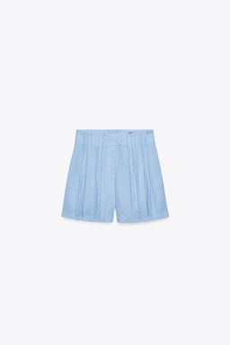 100% LINEN SHORTS ZW COLLECTION - Zara фото 11