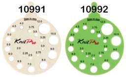 k038 Линейка круглая для определения номера спиц