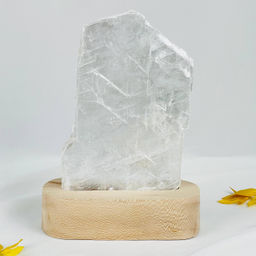 Срез Селенита на подставке - Радуга самоцветов фото 2