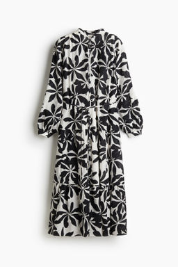 Vestido oversize con efecto arrugado