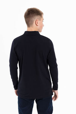 Футболка-поло М224105в синий