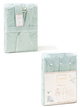 Халат махровый KARNA NORA (Ментол)  фото 13