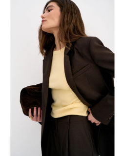 Жакет THE VERY 2418 шоколад  фото 8