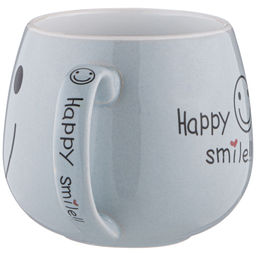 КРУЖКА КОЛЛЕКЦИЯ ВЕСЕЛЫЙ СМАЙЛИК 300 МЛ 9*8,2 СМ - Lefard фото 4